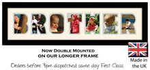 Brother Photo Frame - Brother Word Photo Frame 86DD 640mm x 151mm mount size  , Choices of frames & Borders