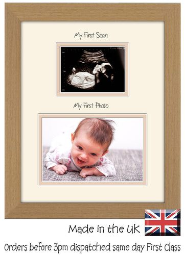My First Scan My First Picture Photo Frame Baby Boy Baby Girl 203mm x 254mm 8