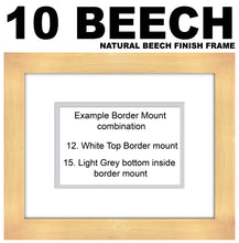 13th Birthday Double Mounted Photo Frame 847A 450mm x 151mm mount size  , Choices of frames & Borders