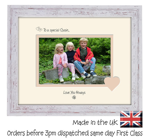 Cousin Photo Frame - To a Special Cousin ... Love you Always Landscape photo frame 6