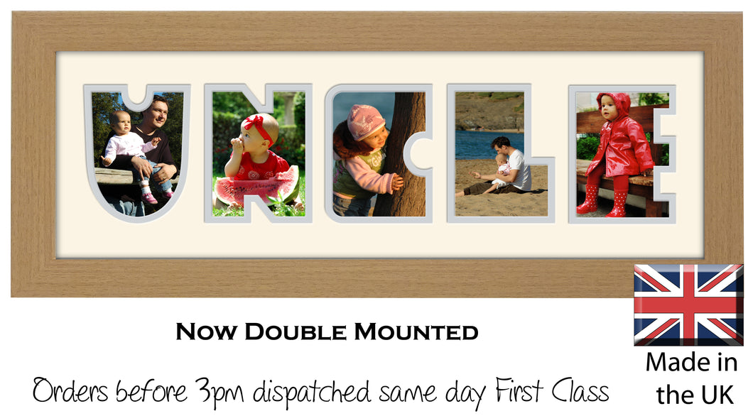 Uncle Photo Frame - Uncle Photo Frame 71A 450mm x 151mm mount size  , Choices of frames & Borders