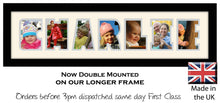 Charlie Photo Frame - Charlie Name Word Photo Frame 1291DD 640mm x 151mm mount size  , Choices of frames & Borders