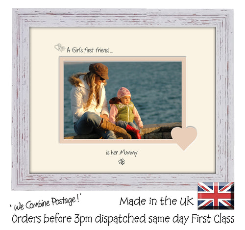 Mummy Photo Frame - A girls first friend…  is her Mummy Landscape photo frame 6