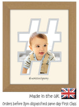 Granny Photo Frame World's Best Granny Hashtag photo frame 6"x4" photo 1215F 9"x7" mount size  , Choices of frames & Borders