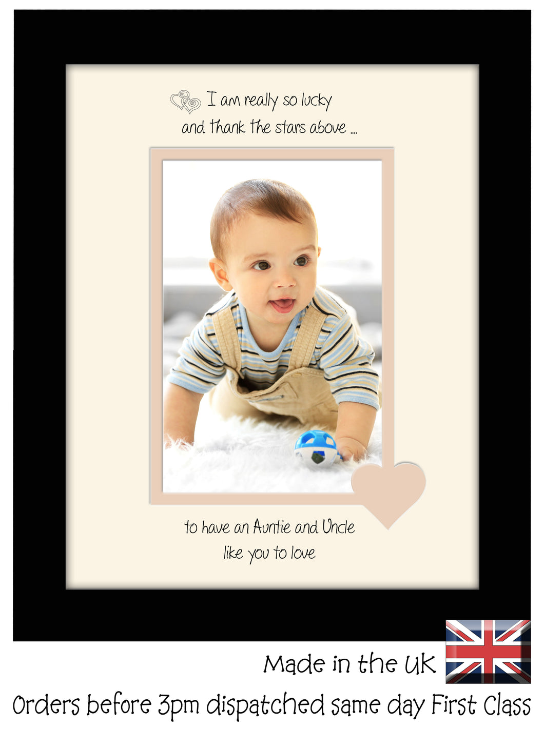 Auntie & Uncle Photo Frame - I Thank the stars Auntie & Uncle Portrait photo frame 6