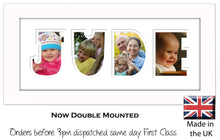 Jude Photo Frame - Jude Name Word Photo Frame 1325-BB 375mm x 151mm mount size  , Choices of frames & Borders