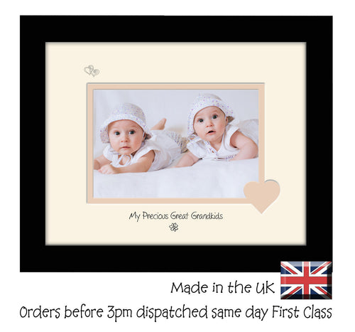 Great Grandkids Photo Frame - My precious Great Grandkids Landscape photo frame 6