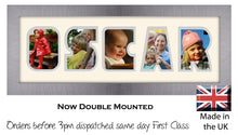 Oscar Photo Frame - Oscar Name Word Photo Frame 1301A 450mm x 151mm mount size  , Choices of frames & Borders