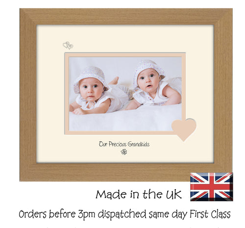 Grandkids Photo Frame - Our precious Grandkids Landscape photo frame 6