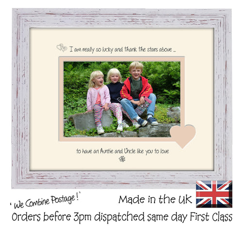 Auntie & Uncle Photo Frame - I Thank the stars Auntie & Uncle Landscape photo frame 6