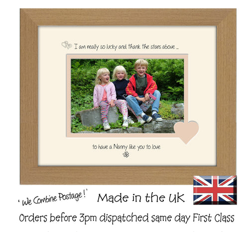 Nanny Photo Frame - I Thank the stars Nanny Landscape photo frame 6