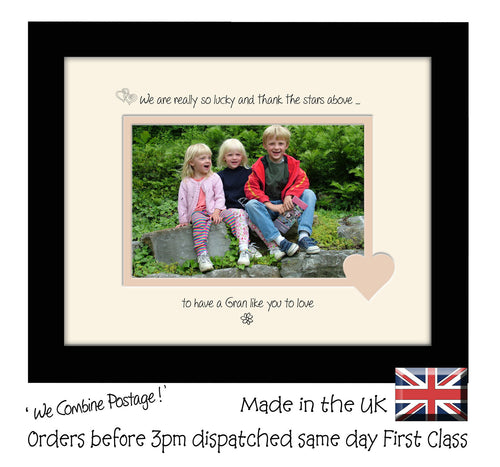 Gran Photo Frame - We Thank the stars Gran Landscape photo frame 6