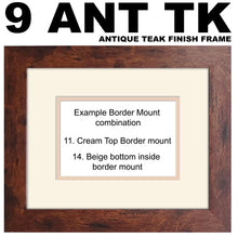 13th Birthday Photo Frame - Thirteenth Birthday Landscape photo frame 1177F 9"x7" mount size  , Choices of frames & Borders
