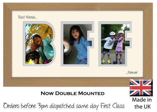 BFF Best Friends Forever Photo Frame - BFF Best Friends Forever Photo Frame 70AA 297mm x 151mm mount size  , Choices of frames & Borders