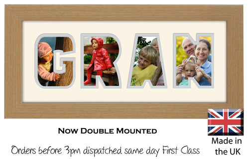 Gran Photo Frame - Gran Word Photo Frame 88BB 375mm x 151mm mount size  , Choices of frames & Borders