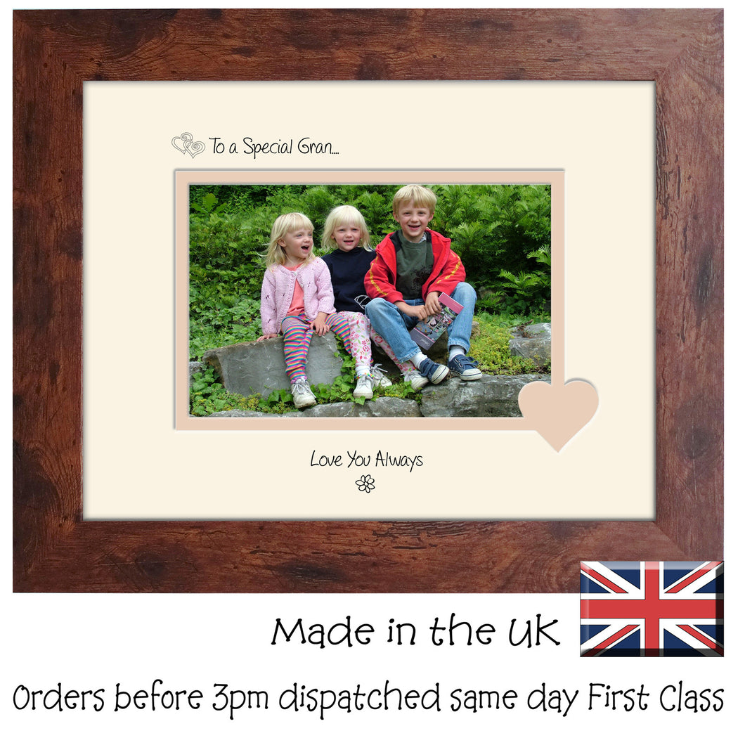 Gran Photo Frame - To a Special Gran... Love you Always Landscape photo frame 6