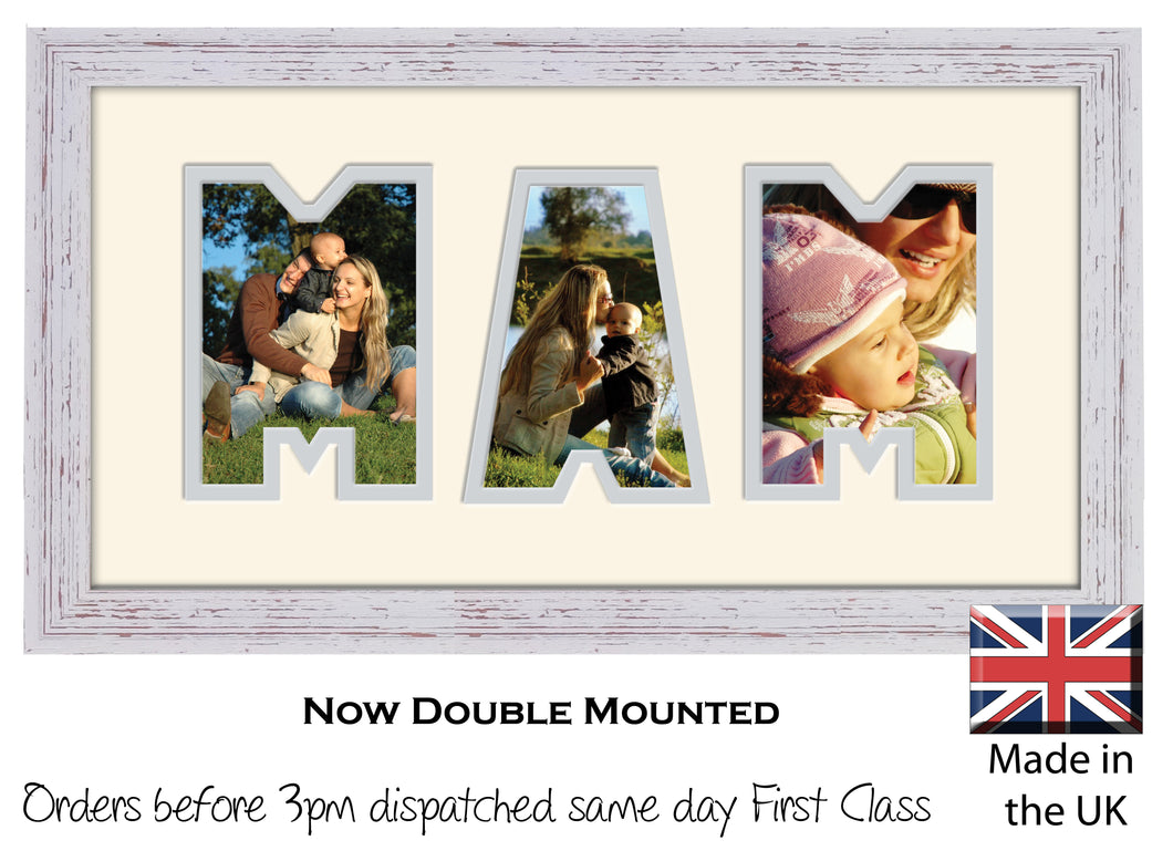 Mam Photo Frame - Mam Word Photo Frame 89AA 297mm x 151mm mount size , Choices of frames & Borders