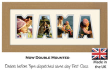 Mama Photo Frame - Mama Word Photo Frame 81BB 375mm x 151mm mount size  , Choices of frames & Borders