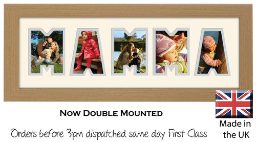 Mamma Photo Frame Word Photo frame 1243A 450mm x 151mm mount size  , Choices of frames & Borders