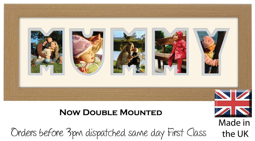 Mummy Photo Frame Word Photo frame 30A 450mm x 151mm mount size  , Choices of frames & Borders