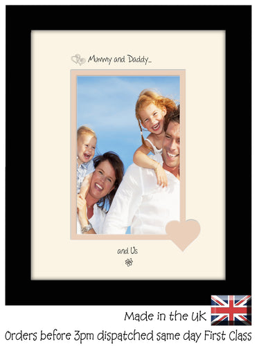 Mummy & Daddy Photo Frame - Mummy and Daddy… ...and us! Portrait photo frame 6