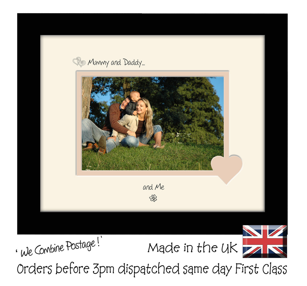 Mummy & Daddy Photo Frame - Mummy and Daddy… ...and me! Landscape photo frame 6