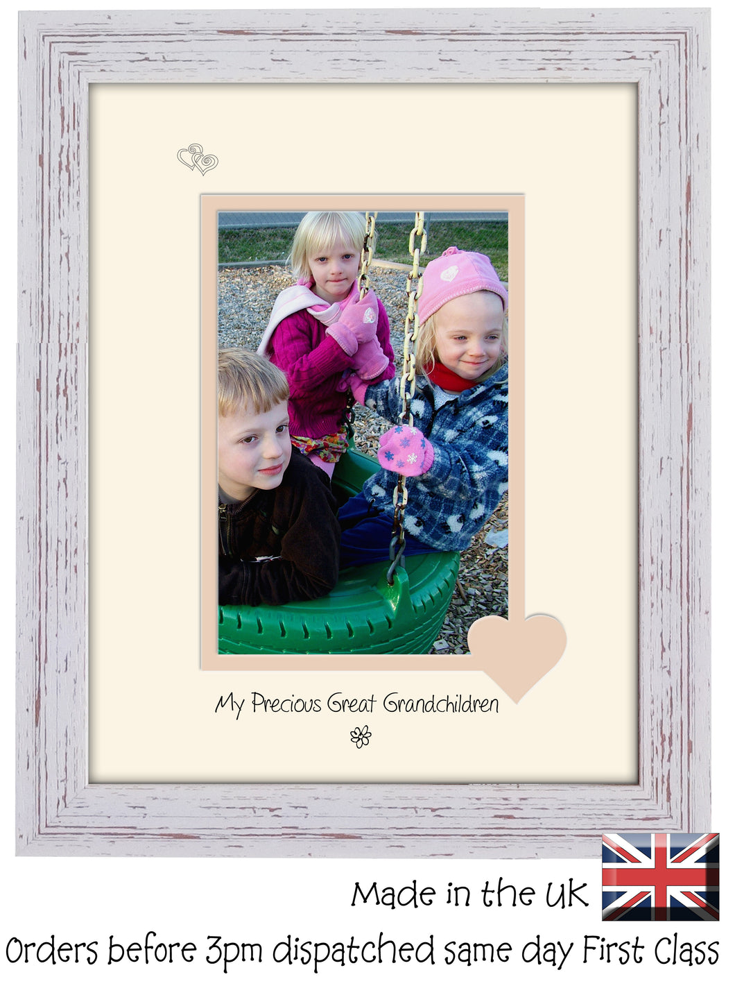 Great Grandchildren Photo Frame - My precious Great Grandchildren Portrait photo frame 6