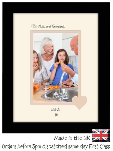 Nana & Grandad Photo Frame - Nana and Grandad… ...and us! Portrait photo frame 6