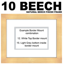 80th Birthday Photo Frame - Eightieth Birthday Landscape photo frame 1188F 9"x7" mount size  , Choices of frames & Borders