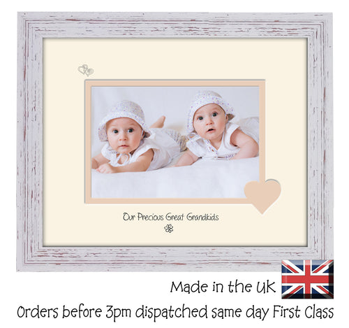 Great Grandkids Photo Frame - Our precious Great Grandkids Landscape photo frame 6