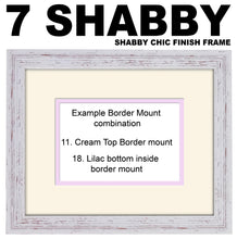 70th Birthday Photo Frame - Seventieth Birthday Landscape photo frame 1187F 9"x7" mount size  , Choices of frames & Borders