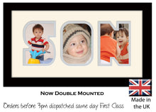 Son Photo Frame - Son Photo Frame 21AA 297mm x 151mm mount size  , Choices of frames & Borders