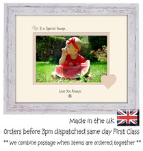 Bampi Photo Frame - To a Special Bampi ... Love you Always Landscape photo frame 6"x4" photo 606F 9"x7" mount size  , Choices of frames & Borders