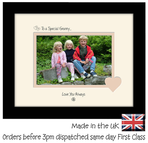 Granny Photo Frame - To a Special Granny... Love you Always Landscape photo frame 6