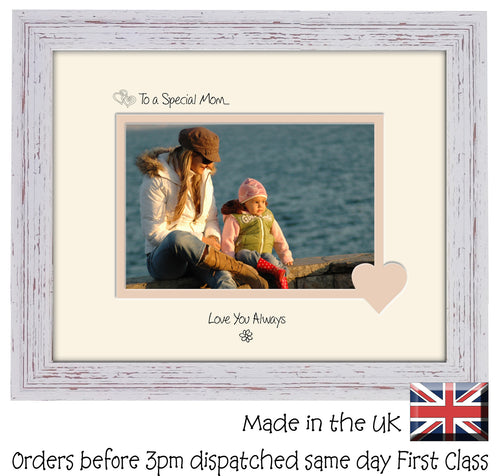 Mom Photo Frame - To a Special Mom... Love you Always Landscape photo frame 6