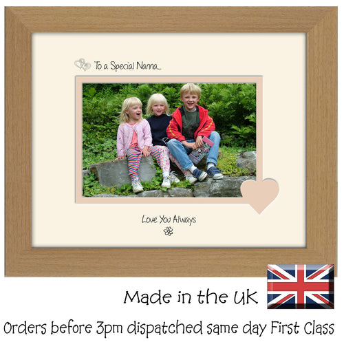 Nanna Photo Frame - To a Special Nanna... Love you Always Landscape photo frame 6