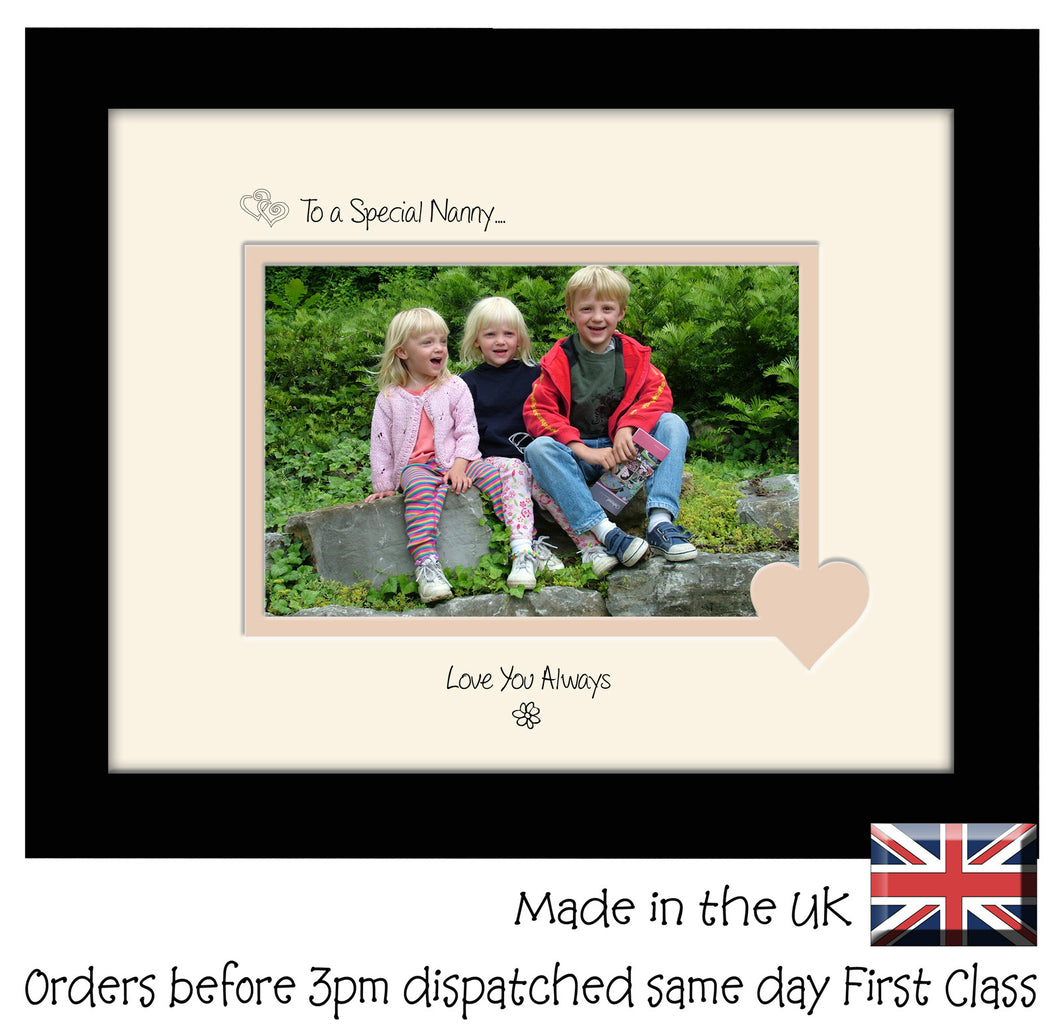 Nanny Photo Frame - To a Special Nanny... Love you Always Landscape photo frame 6