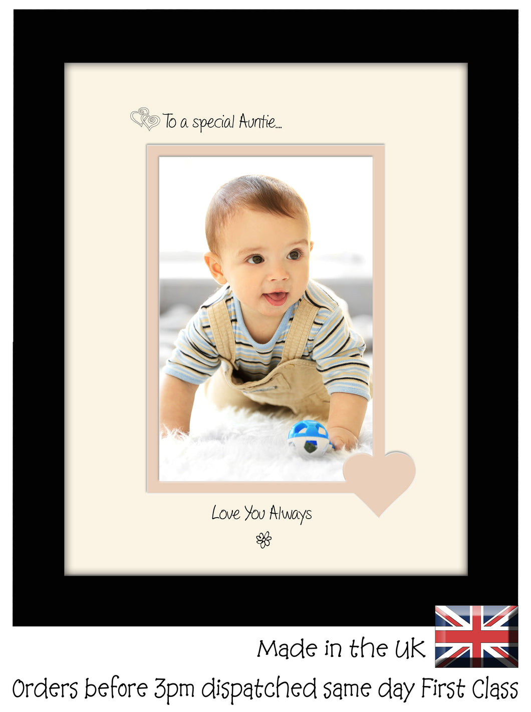 Auntie Photo Frame - To a Special Auntie ... Love you Always Portrait photo frame 6
