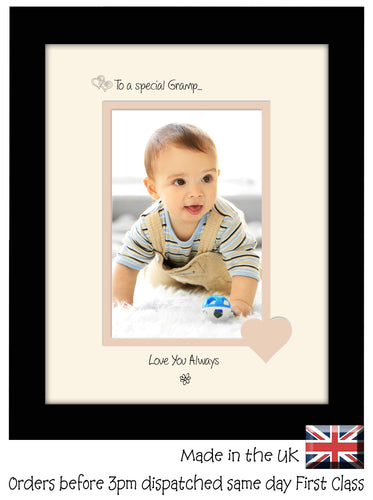 Gramp Photo Frame - To a Special Gramp ... Love you Always Portrait photo frame 6