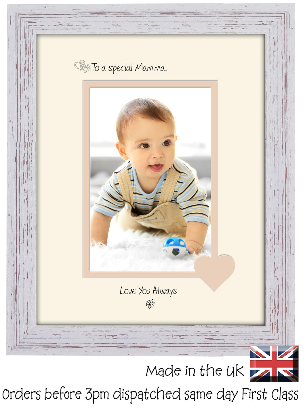 Mamma Photo Frame - To a Special Mamma... Love you Always Portrait photo frame 6
