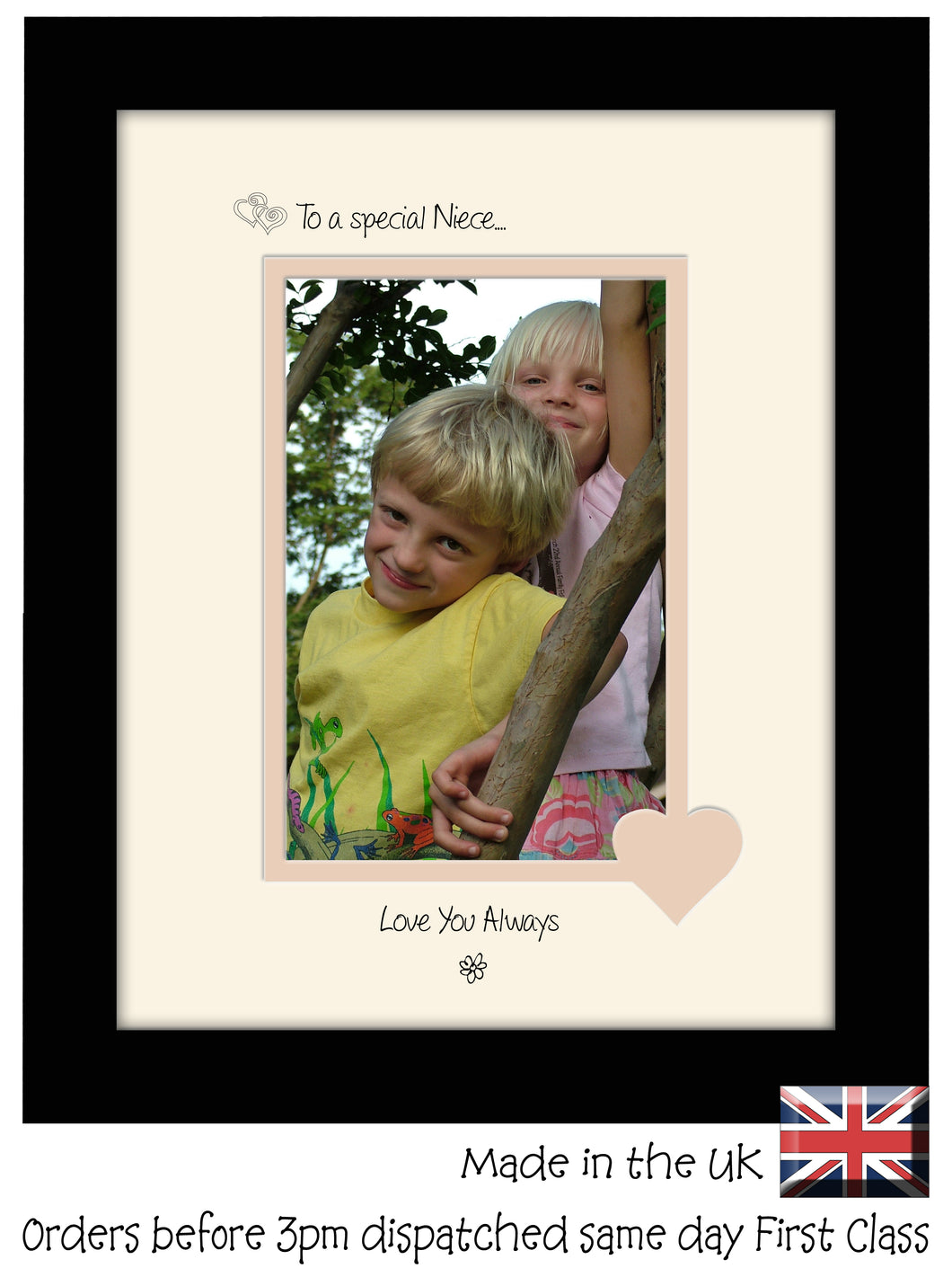 Niece Photo Frame - To a Special Niece ... Love you Always Portrait photo frame 6