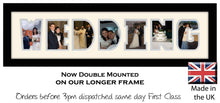Wedding Photo Frame - Wedding Word Photo Frame 12DD 640mm x 151mm mount size  , Choices of frames & Borders